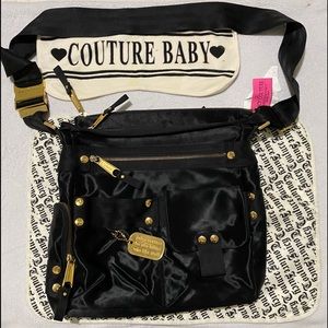 Juicy couture messenger baby bag